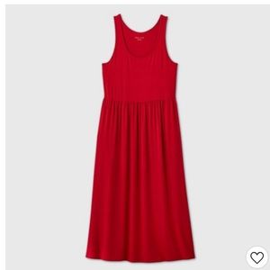 Women's Plus Size Sleeveless A-Line Babydoll Dress